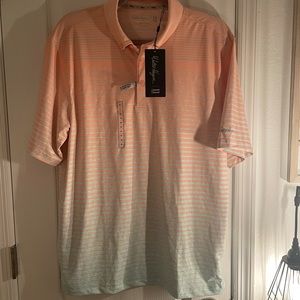 Walter Hagen Striped Golf Polo (M)